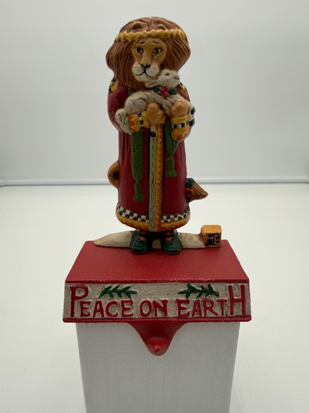 Mary Engelbreit "Peace on Earth" stocking hanger